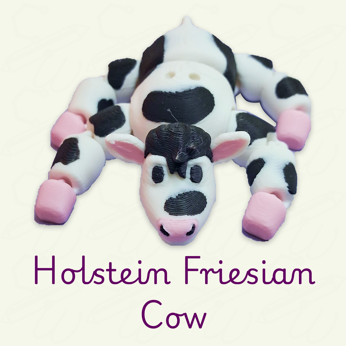 Cow Keychain