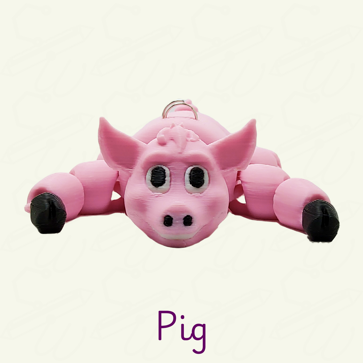 Pig Keychain