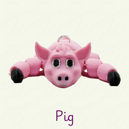 Pig Keychain