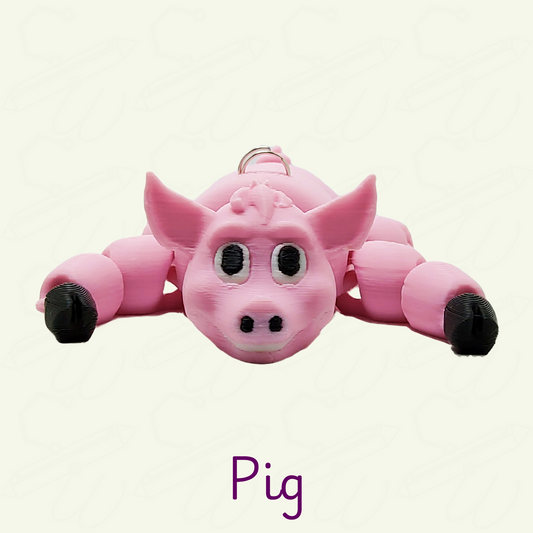 Pig Keychain