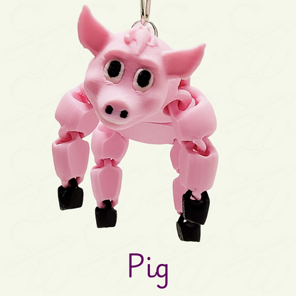 Pig Keychain