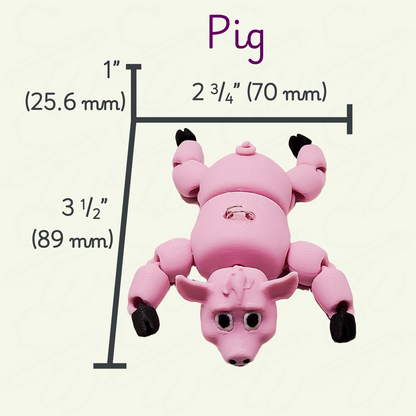Pig Keychain