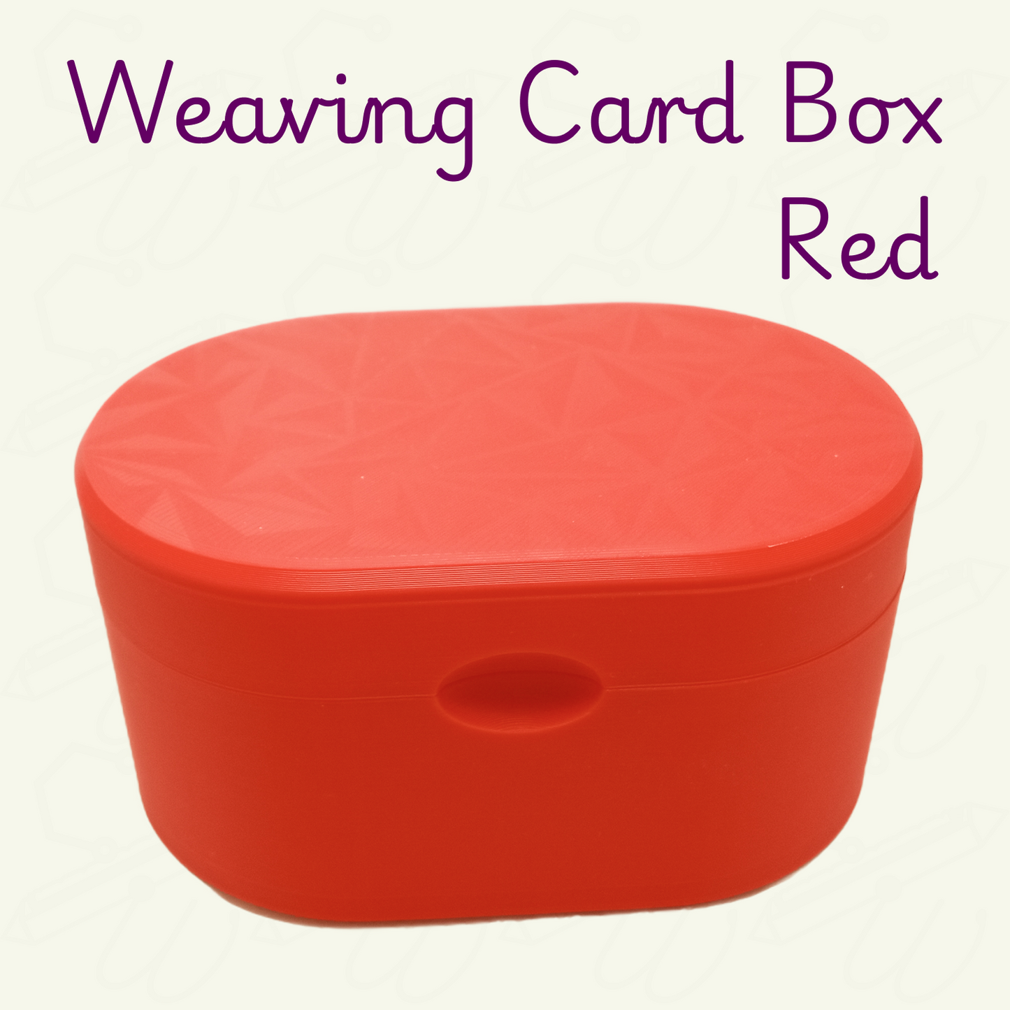 Weaving Card Storage Box