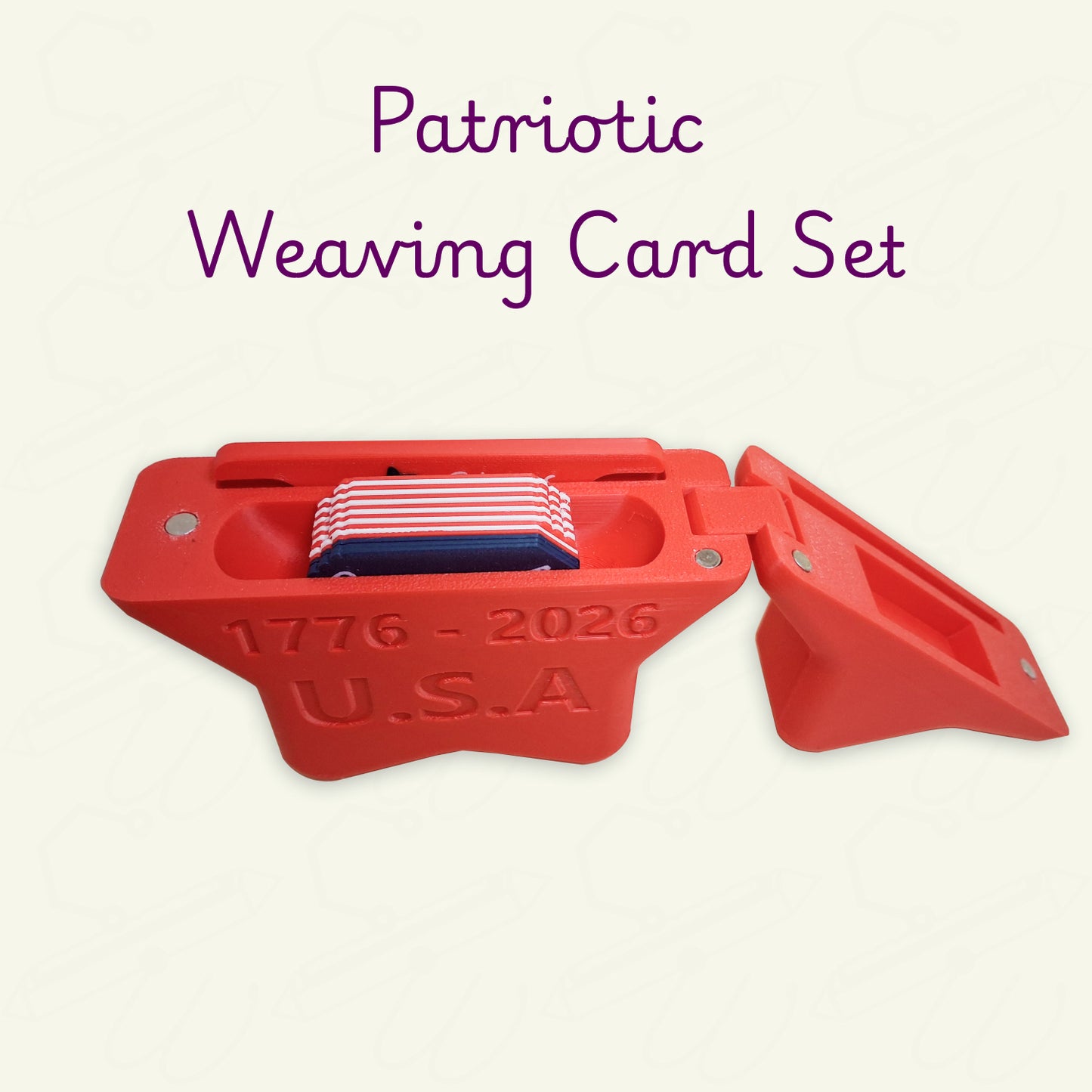 Patriotic Weaving Card Set