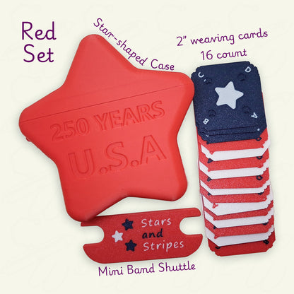 Patriotic Weaving Card Set