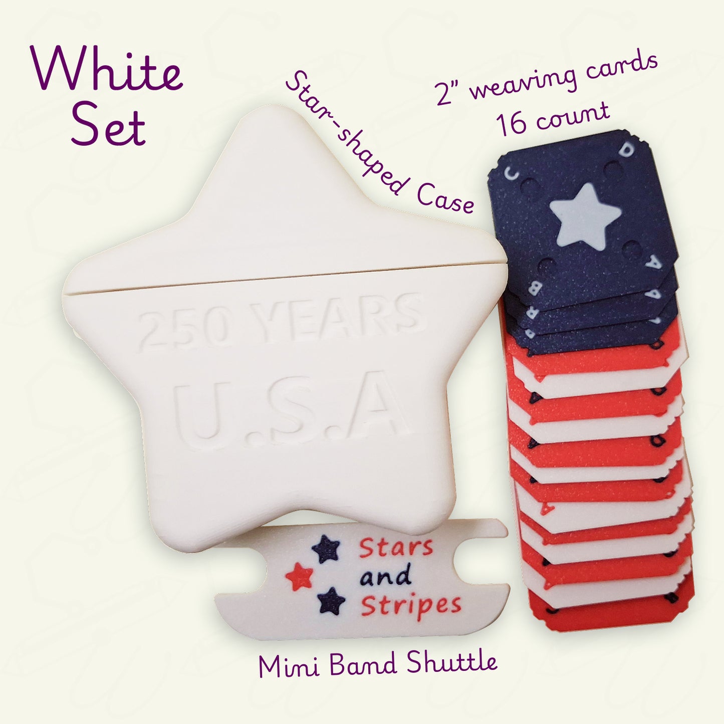 Patriotic Weaving Card Set